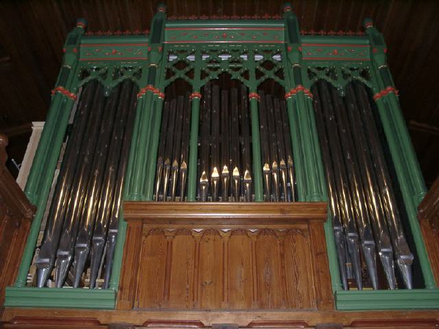 Orgel der Hüttener Kirche